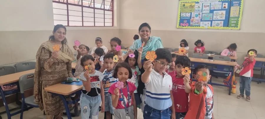 Students engaged in art therapy and creative activities at Hidden Potential Delhi